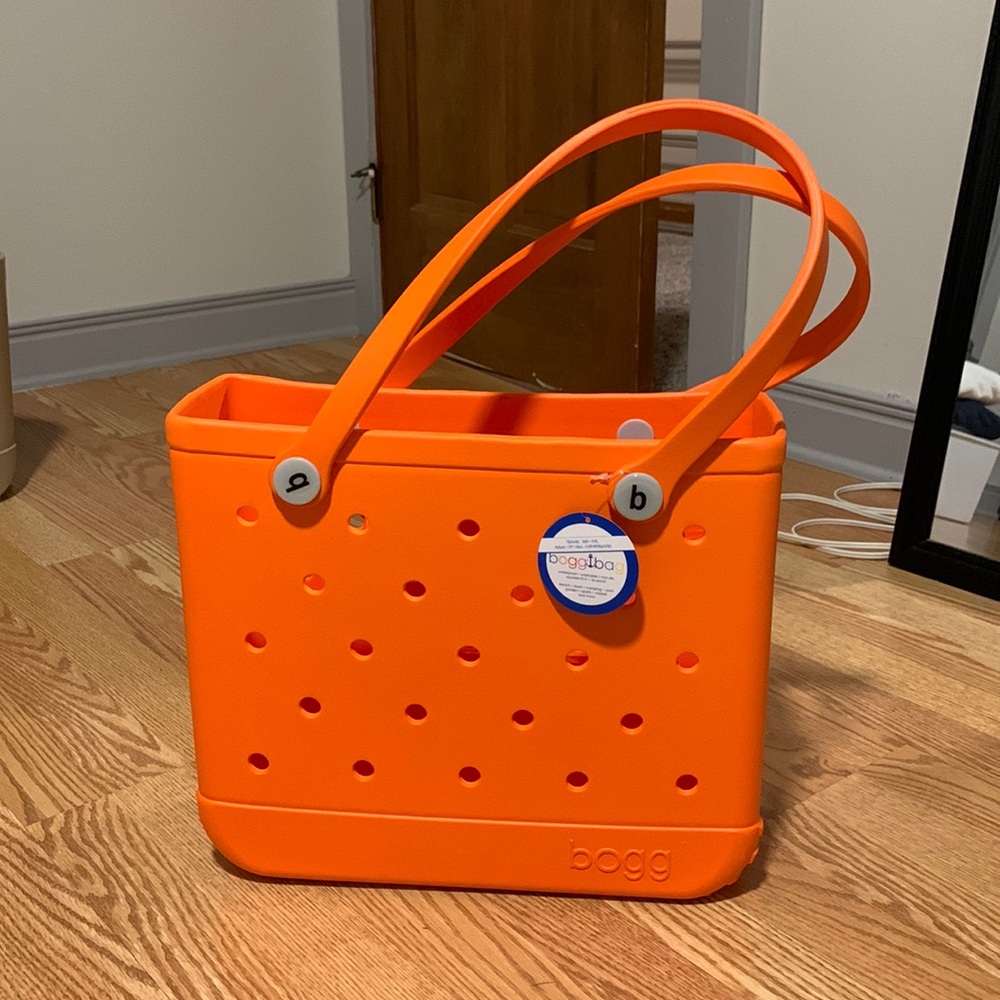 Bogg Bag Baby Medium Orange you glad w/ Attachment